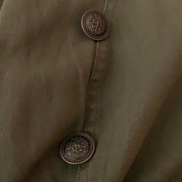 Army green double button military jacket NWT - Picture 4 of 4